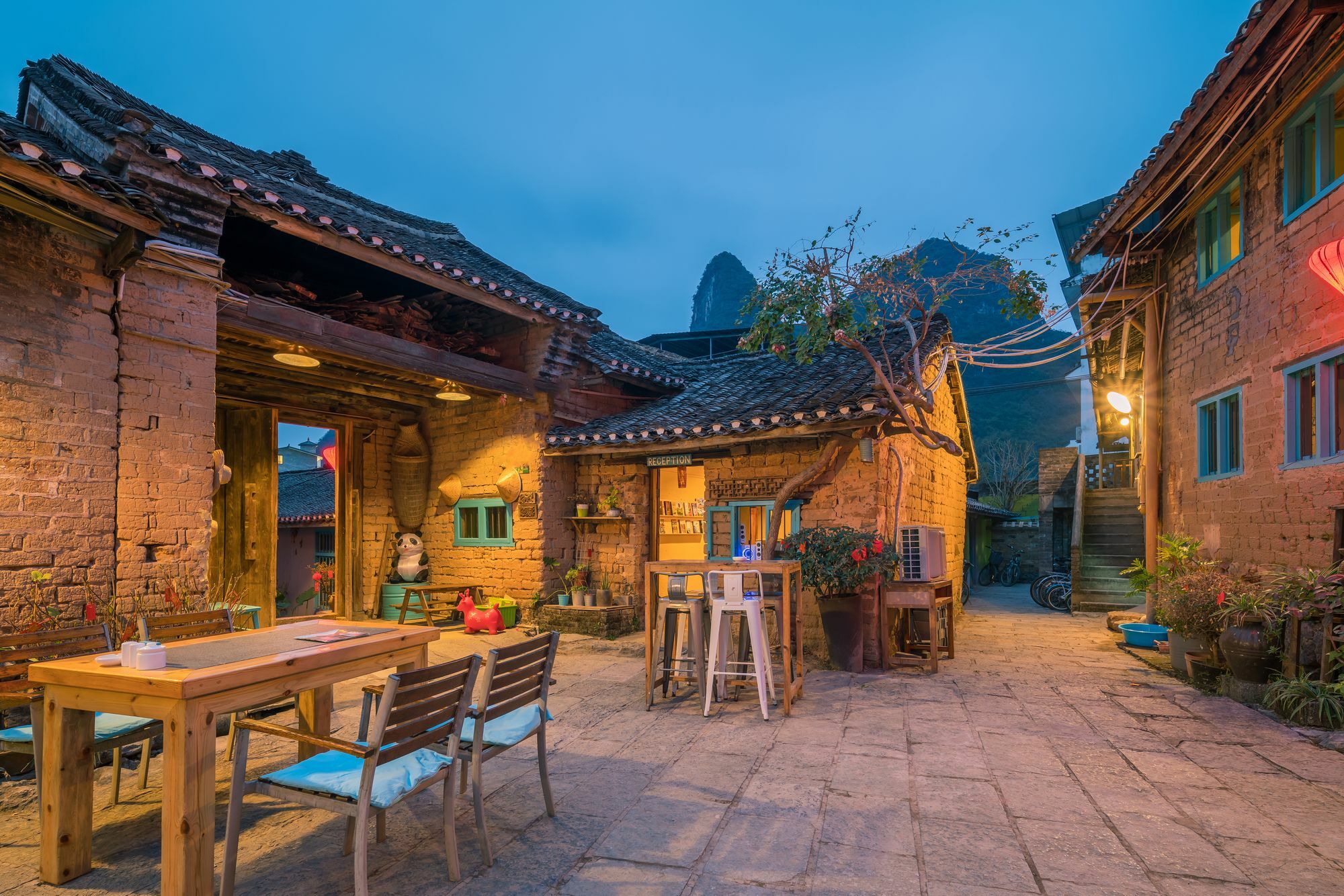 The Giggling Tree Hotel Yangshuo Exterior foto